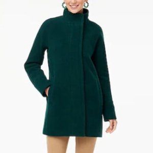 J.Crew City Coat Dark Forest Green AB945